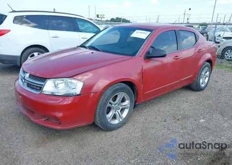 2013 Dodge Avenger Se from USA, damaged, VIN 1C3CDZAB1DN589112